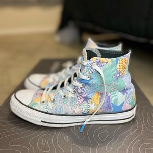 Size 7.5 Limited Edition Converse High-tops